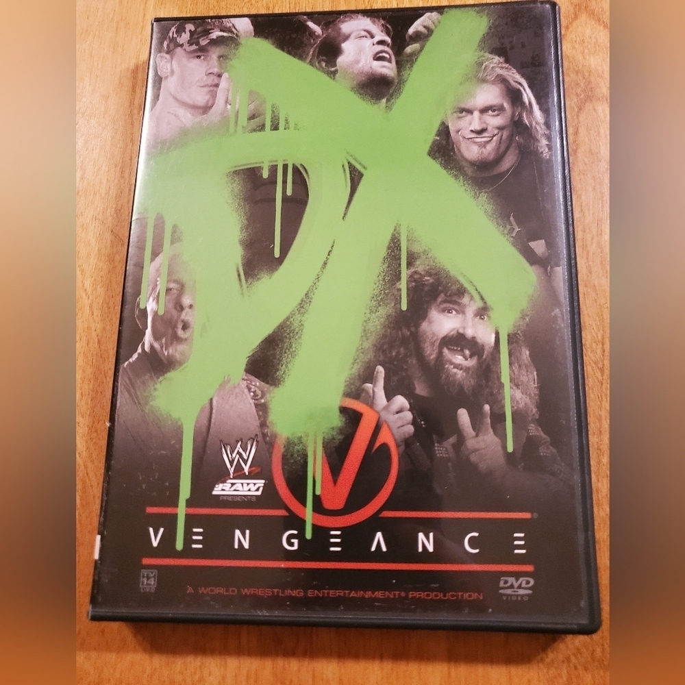 Vintage Raw - Vengeance 2006 (DVD, 2006) Flair Foley Cena Kane Van Dam